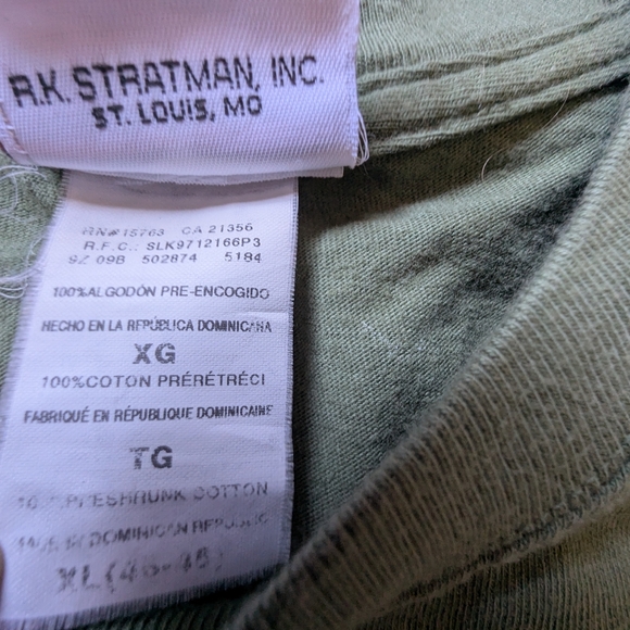 Vtg 1997 Harley-Davidson Pearl Harbor Honolulu Hawaii T Shirt XL Green WLA-45 Mi - Picture 8 of 9